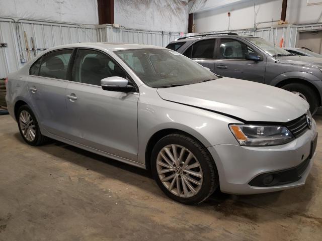 3VWLP7AJ5CM428590 - 2012 VOLKSWAGEN JETTA SEL SILVER photo 4