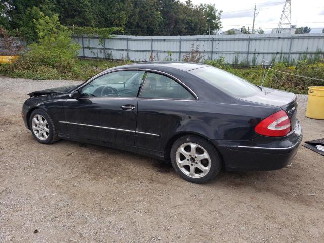 WDBTJ65J24F109625 - 2004 MERCEDES-BENZ CLK 320C BLACK photo 2