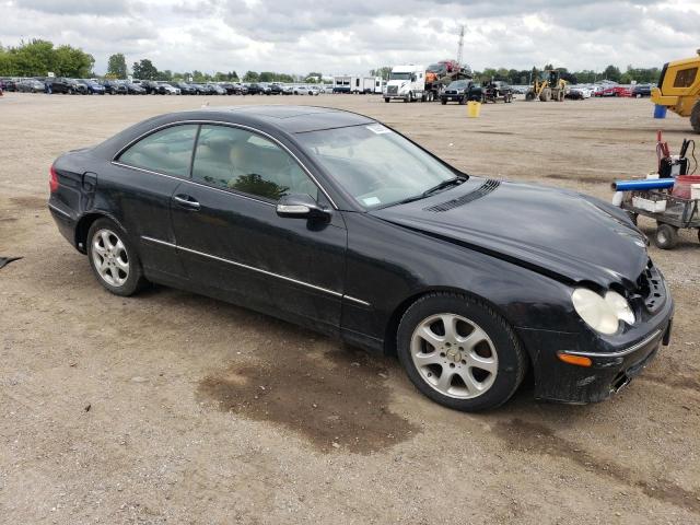 WDBTJ65J24F109625 - 2004 MERCEDES-BENZ CLK 320C BLACK photo 4