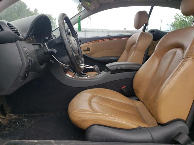 WDBTJ65J24F109625 - 2004 MERCEDES-BENZ CLK 320C BLACK photo 7