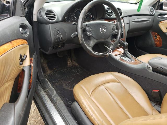 WDBTJ65J24F109625 - 2004 MERCEDES-BENZ CLK 320C BLACK photo 8