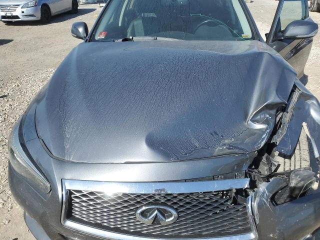 JN1BV7AR8FM418245 - 2015 INFINITI Q50 BASE GRAY photo 11