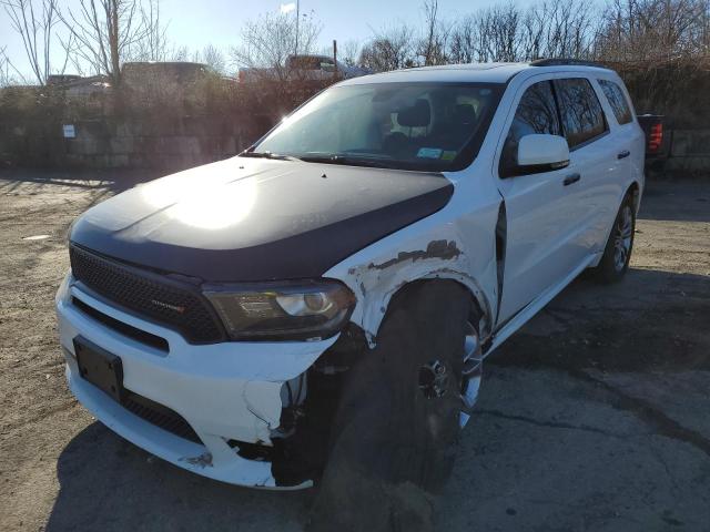 1C4RDJDGXKC582554 - 2019 DODGE DURANGO GT WHITE photo 1