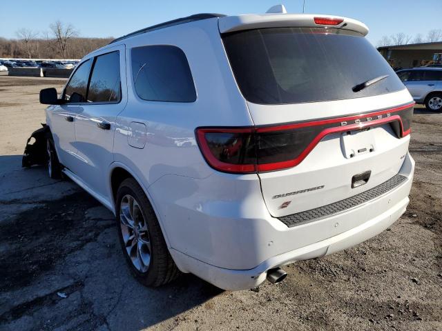 1C4RDJDGXKC582554 - 2019 DODGE DURANGO GT WHITE photo 2