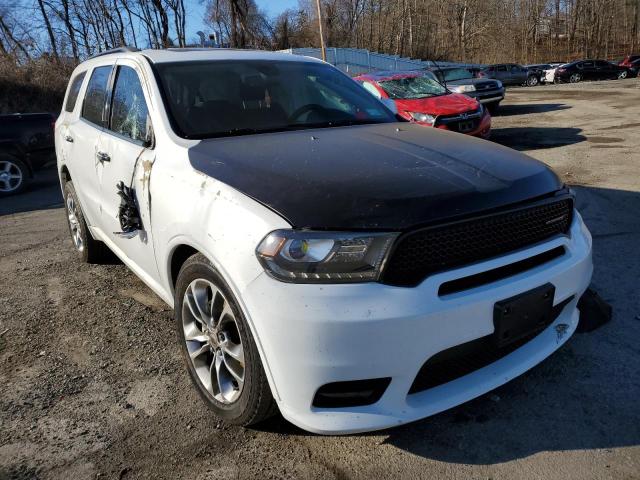 1C4RDJDGXKC582554 - 2019 DODGE DURANGO GT WHITE photo 4