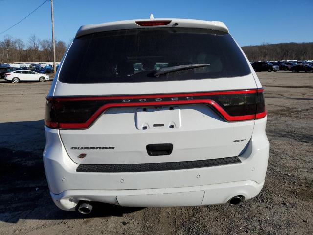 1C4RDJDGXKC582554 - 2019 DODGE DURANGO GT WHITE photo 6