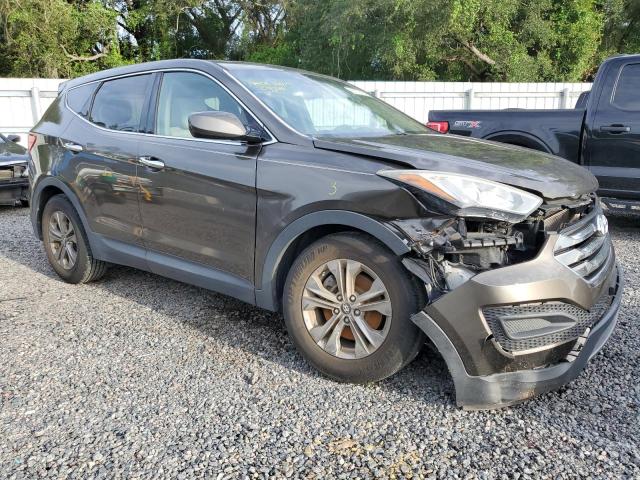 5XYZT3LB1EG144686 - 2014 HYUNDAI SANTA FE S GRAY photo 4