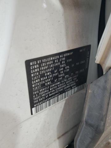 WVGAV7AXXHK043847 - 2017 VOLKSWAGEN TIGUAN S WHITE photo 14