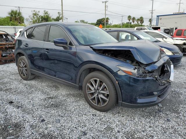 JM3KFADMXJ0300244 - 2018 MAZDA CX-5 GRAND TOURING BLUE photo 4