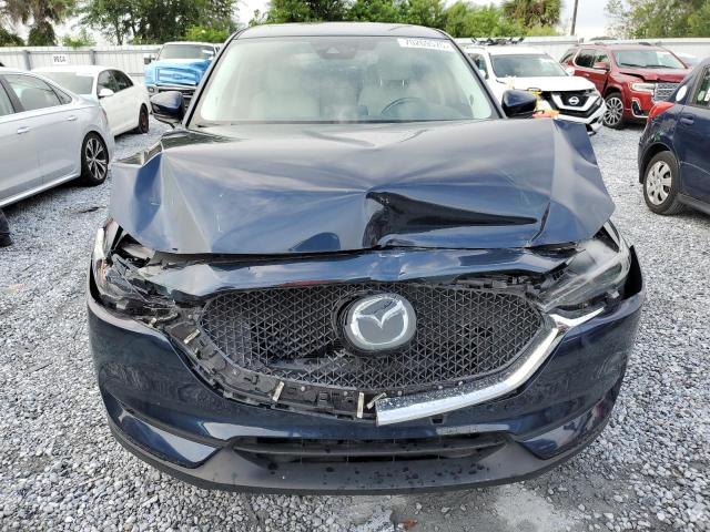 JM3KFADMXJ0300244 - 2018 MAZDA CX-5 GRAND TOURING BLUE photo 5