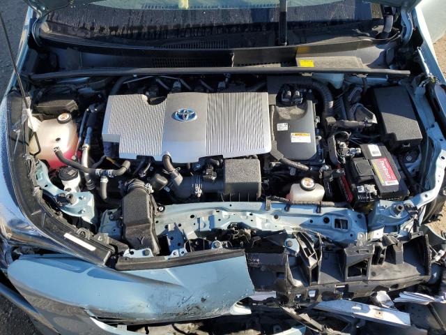 JTDKBRFU3J3586646 - 2018 TOYOTA PRIUS 青绿色 照片 11