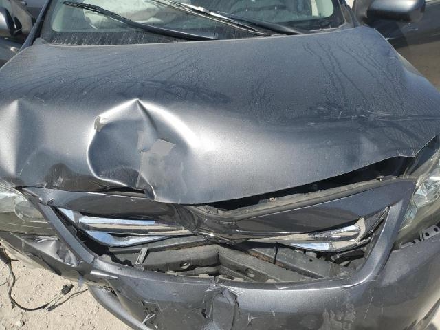 2T1BU4EEXCC854724 - 2012 TOYOTA COROLLA BASE ნაცრისფერი ფოტო 11