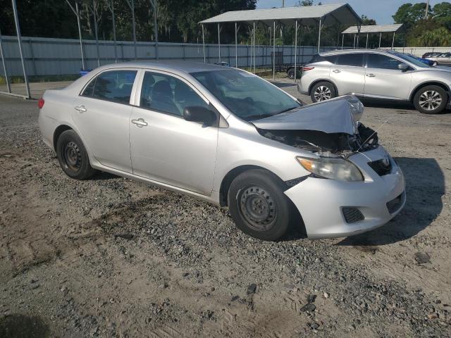 2T1BU4EEXAC358190 - 2010 TOYOTA COROLLA BASE SILVER photo 4