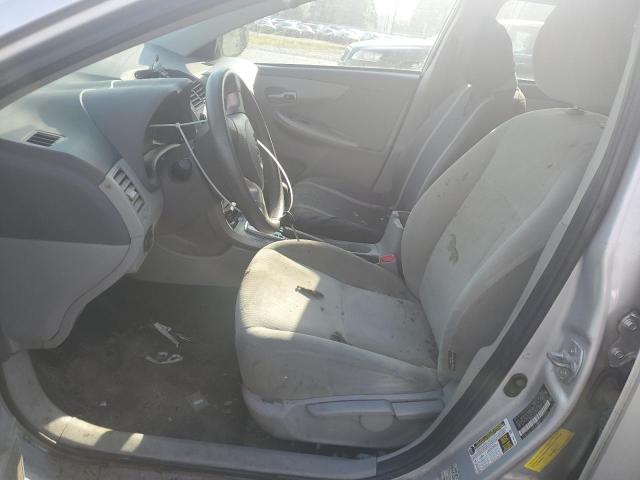 2T1BU4EEXAC358190 - 2010 TOYOTA COROLLA BASE SILVER photo 7