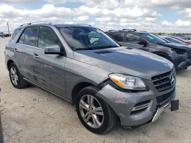 4JGDA5HBXFA444874 - 2015 MERCEDES-BENZ ML 350 4MATIC GRAY photo 4