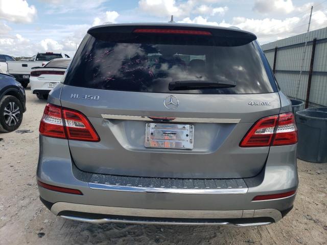 4JGDA5HBXFA444874 - 2015 MERCEDES-BENZ ML 350 4MATIC GRAY photo 6