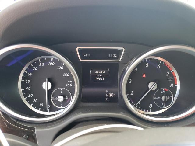 4JGDA5HBXFA444874 - 2015 MERCEDES-BENZ ML 350 4MATIC GRAY photo 9