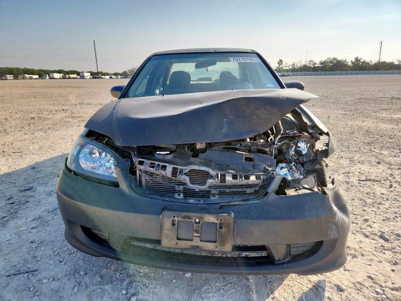 2HGES16334H606547 - 2004 HONDA CIVIC DX VP GRAY photo 5