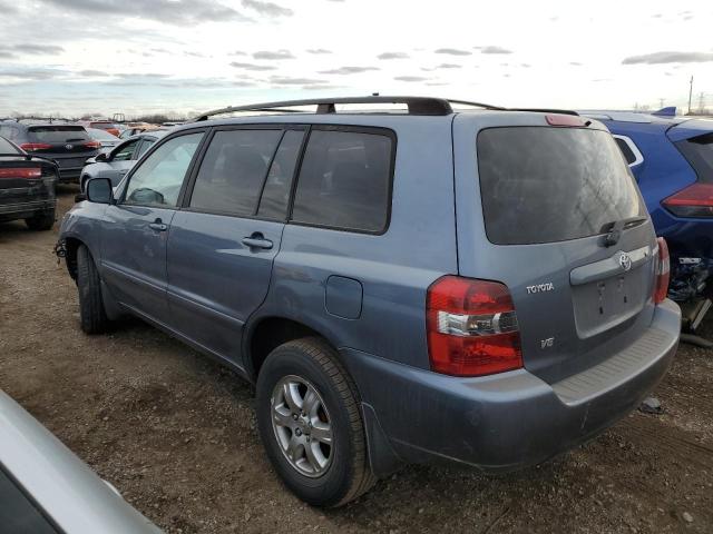 JTEGP21A640021868 - 2004 TOYOTA HIGHLANDER BASE BLUE photo 2