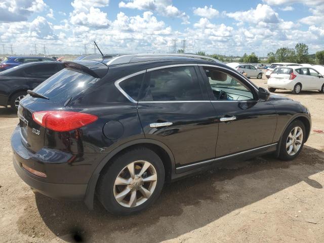 JNKAJ09F58M360585 - 2008 INFINITI EX35 BASE შავი ფოტო 3