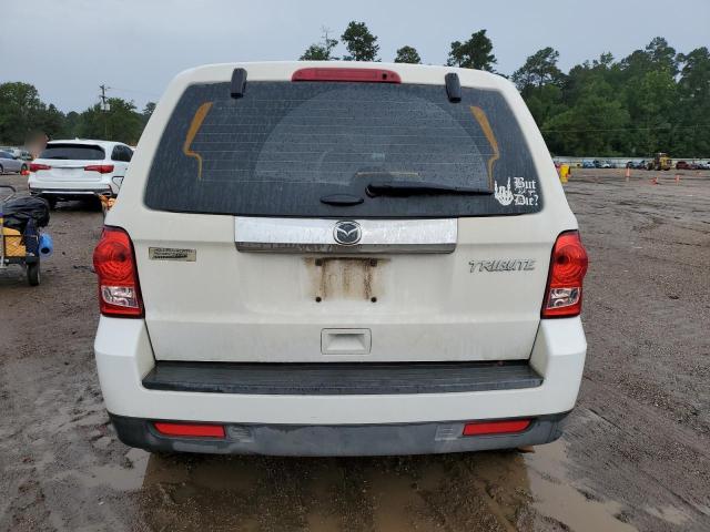 4F2CY0C73BKM03721 - 2011 MAZDA TRIBUTE I WHITE photo 6