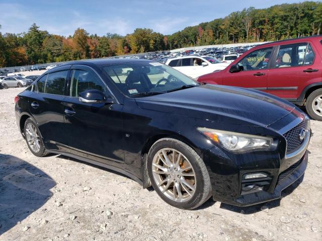 JN1BV7AR2EM692927 - 2014 INFINITI Q50 BASE BLACK photo 4