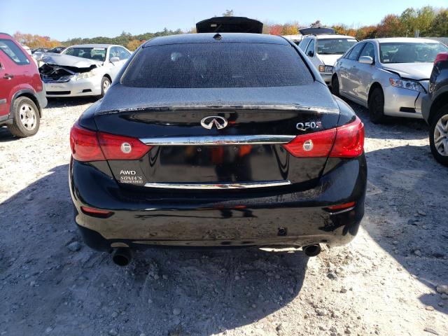 JN1BV7AR2EM692927 - 2014 INFINITI Q50 BASE BLACK photo 6