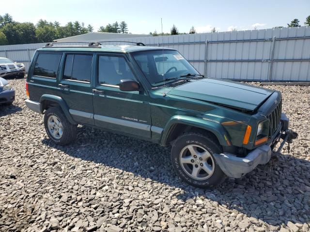 1J4FF48S5YL199900 - 2000 JEEP CHEROKEE SPORT GREEN photo 4