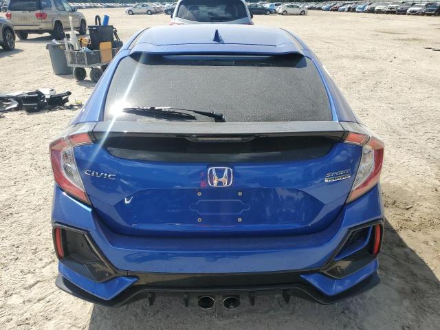 SHHFK7H9XLU224557 - 2020 HONDA CIVIC SPORT TOURING BLUE photo 6