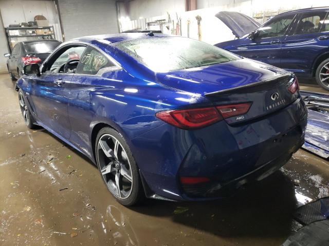 JN1FV7EL7LM460098 - 2020 INFINITI Q60 RED SPORT 400 BLUE photo 2