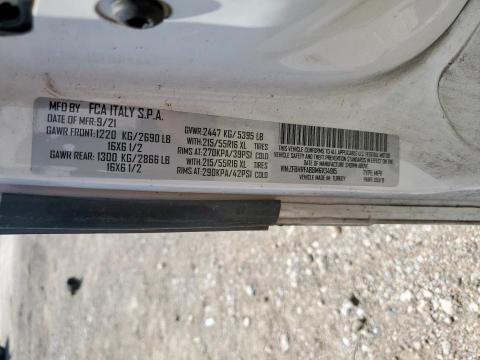 ZFBHRFAB8M6V34915 - 2021 RAM PROMASTER WHITE photo 14