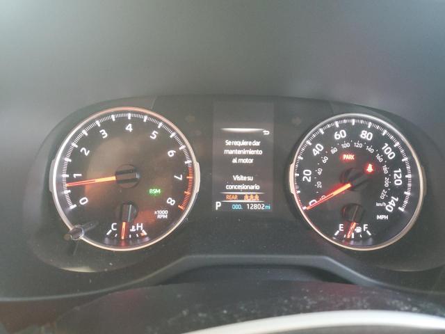 2T3W1RFV9KW033477 - 2019 TOYOTA RAV4 XLE ვერცხლისფერი ფოტო 9