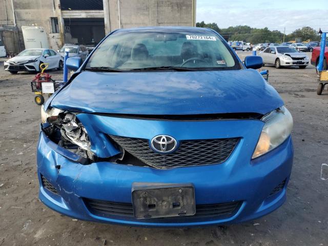 2T1BU4EE0AC529996 - 2010 TOYOTA COROLLA BASE BLUE photo 5