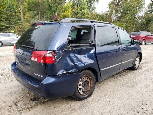 5TDZA23C64S178245 - 2004 TOYOTA SIENNA CE BLUE photo 3