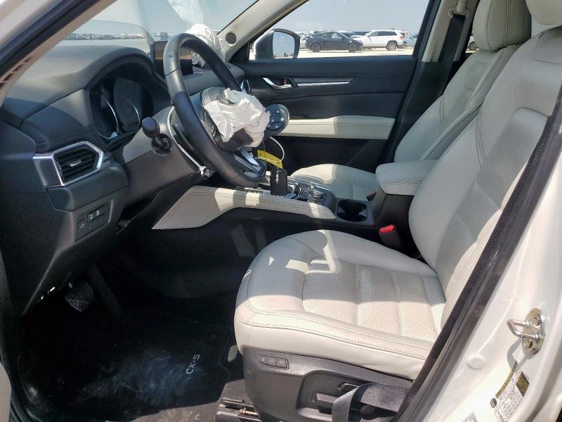 JM3KFADMXM0304797 - 2021 MAZDA CX-5 GRAND TOURING WHITE photo 7