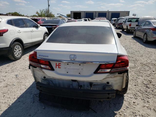 19XFB2F94FE058750 - 2015 HONDA CIVIC EXL WHITE photo 6