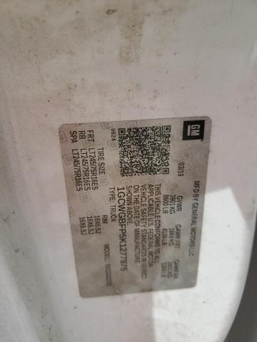 1GCWGBFP5K1277875 - 2019 CHEV EXPRESS G2500 WHITE photo 13