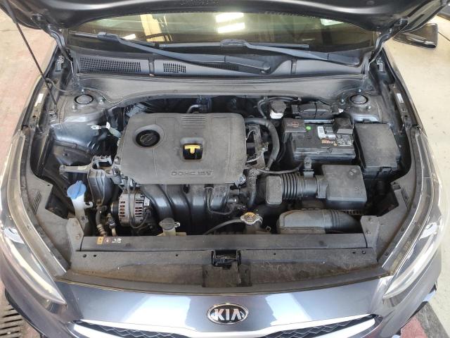 3KPF24AD0KE042840 - 2019 KIA FORTE FE ნაცრისფერი ფოტო 11