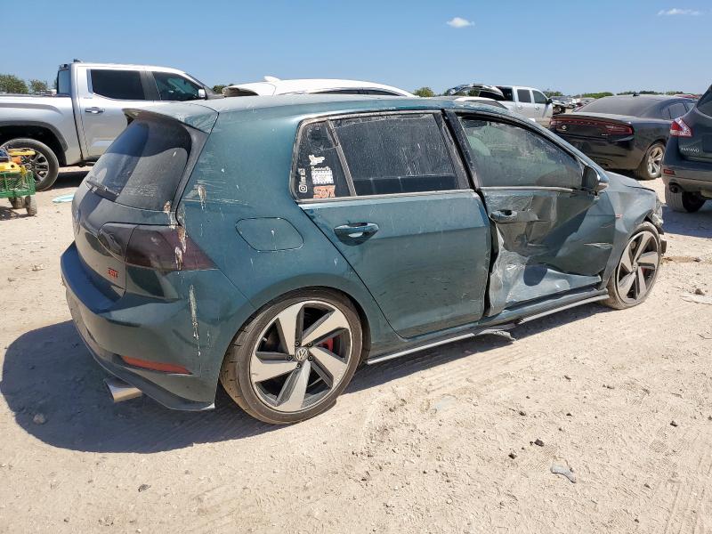 3VW5T7AU3KM024264 - 2019 VOLKSWAGEN GTI S GREEN photo 3