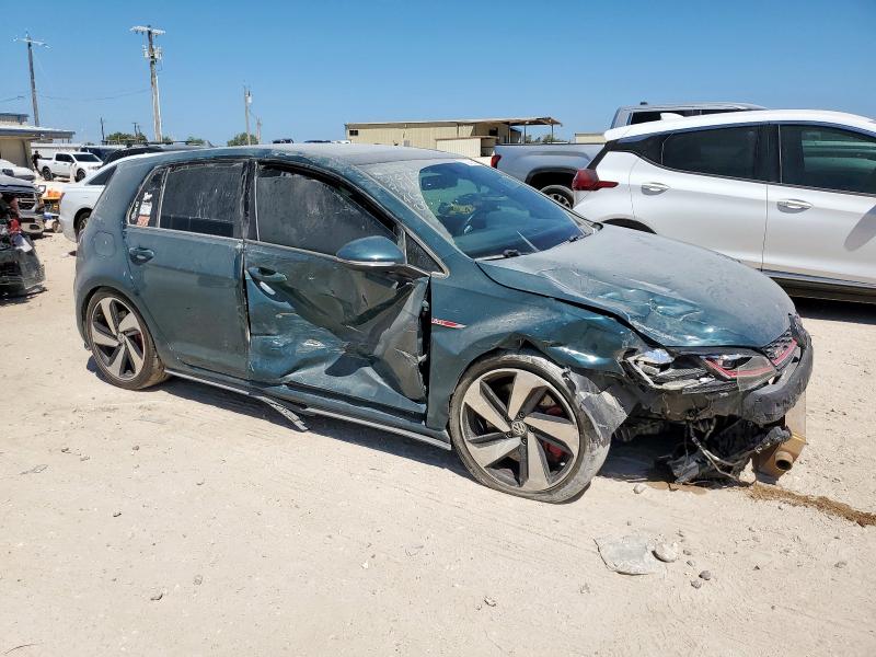 3VW5T7AU3KM024264 - 2019 VOLKSWAGEN GTI S GREEN photo 4