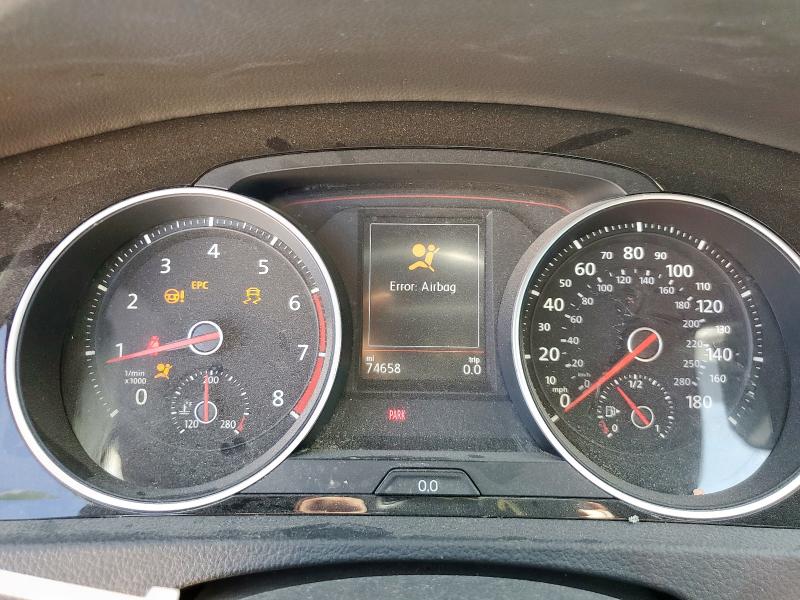 3VW5T7AU3KM024264 - 2019 VOLKSWAGEN GTI S GREEN photo 9