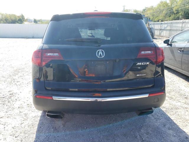 2HNYD2H3XDH523412 - 2013 ACURA MDX TECHNOLOGY BLACK photo 6