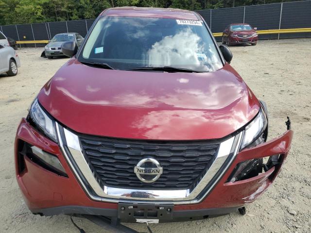 5N1AT3AB4MC844703 - 2021 NISSAN ROGUE S RED photo 5