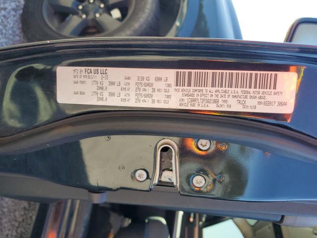 1C6RR7LT2FS621868 - 2015 RAM 1500 SLT BLACK photo 12