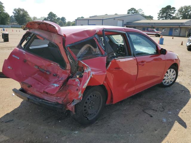 2T1KR32E78C710670 - 2008 TOYOTA COROLLA MA XR RED photo 3