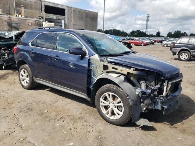 2GNFLFEK6H6201524 - 2017 CHEVROLET EQUINOX LT BLUE photo 4