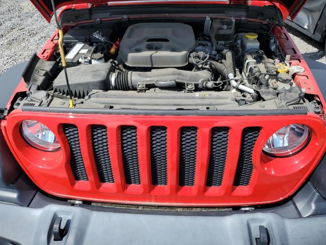 1C4HJXDN7KW618852 - 2019 JEEP WRANGLER UNLIMITED SPORT Qırmızı foto 12