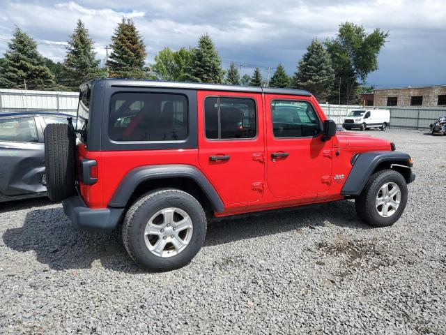 1C4HJXDN7KW618852 - 2019 JEEP WRANGLER UNLIMITED SPORT Qırmızı foto 3