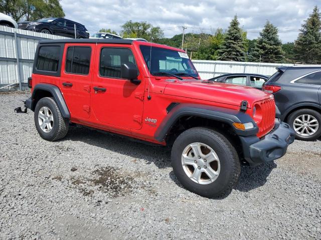1C4HJXDN7KW618852 - 2019 JEEP WRANGLER UNLIMITED SPORT Qırmızı foto 4