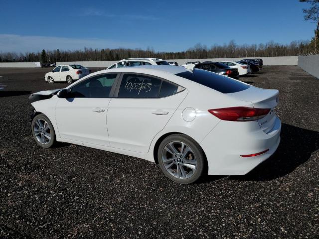 KMHD84LF9HU132336 - 2017 HYUNDAI ELANTRA SE WHITE photo 2